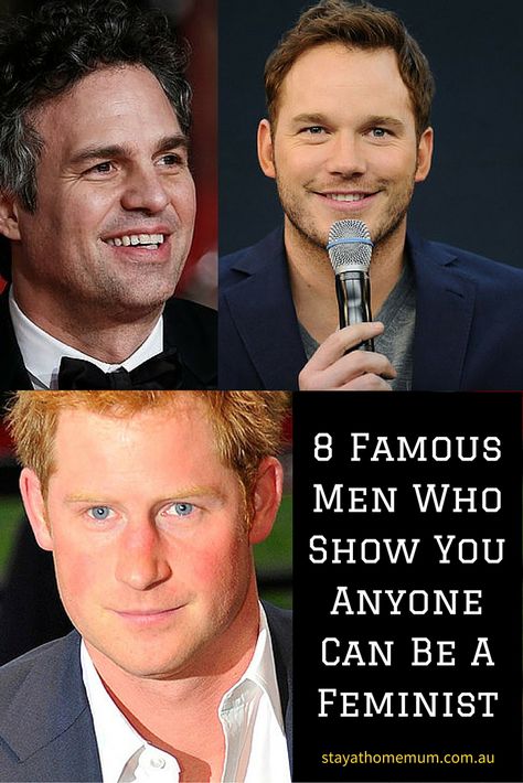 8 Famous Men Who Show You Anyone Can Be A Feminist - Stay at Home Mum Bra Burning, Male Feminist Quotes, Male Feminist, Famous Feminist Quotes, Real Men Are Feminists, This Is What A Feminist Looks Like, Feminist Men, Stay At Home Mum, Hate Men