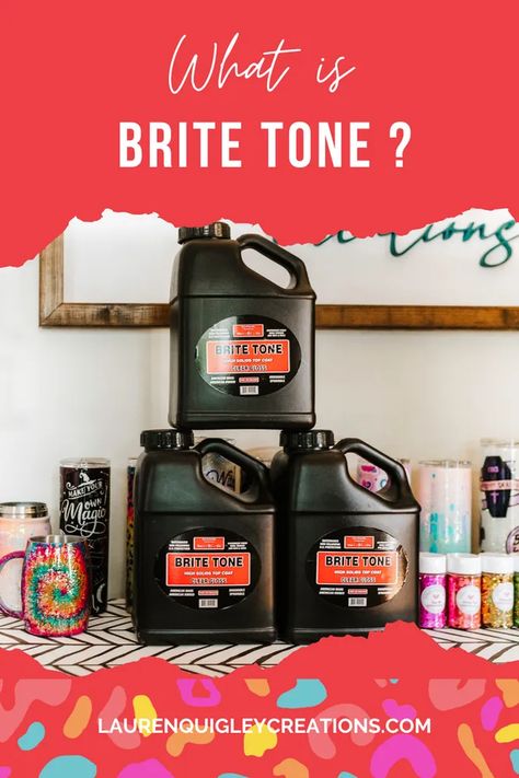 What is Brite Tone? Brite Tone, Tumbler Making, Free Tumbler, Non Toxic, Favorite Products, All About Time, Lunch Box, My Favorite, Tumbler