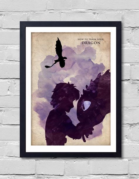 How to train your DRAGON. Poster by POSTERSHOT on Etsy Dragon Poster, Dragon Nursery, Toothless Dragon, Dragon Party, Dragon Rider, Train Your Dragon, How To Train, Toothless, Kids Poster