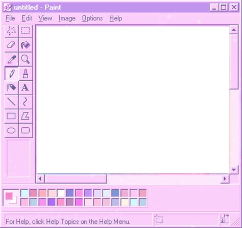 About Me Template Aesthetic Pink, Microsoft Paint Aesthetic, Ms Paint Aesthetic, Aesthetic Templates For Edits, Microsoft Aesthetic, Frame Template Aesthetic, Purple Computer, Purple Template, Pink Computer