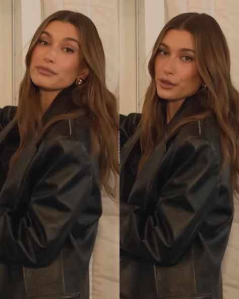 Hailey Bieber Haircut Layers, Green Eyes Dark Blonde Hair, Hailey Beiber Brunette Hair, Hailey Bieber Wavy Hair, Hailey Bieber Brunette Hair, Bailey Bieber Hair, Hailey Bieber Brunette, Hailey Bieber Hair, Brown Hair Inspiration