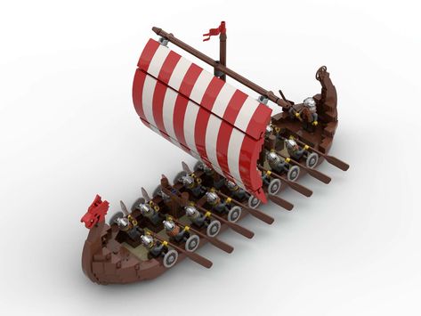 Lego Viking Ship, Lego Viking, Types Of Ships, Lego Boats, Pirate Lego, Lego Watch, Lego Elves, Lego Boat, Lego Pirates