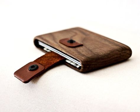 Best Slim Wallet, Wood Wallet, Aigle Royal, Wooden Business Card, Leather Business Card Holder, Wooden Cards, Wooden Accessories, Business Card Case, Your Cards