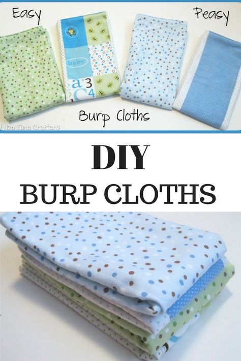 Diy Burp Cloths, Homemade Burp Cloths, Baby Burp Cloths Diy, Burp Cloth Tutorial, Burping Cloths, Contoured Burp Cloth, Burp Cloths Diy, Burp Cloth Patterns, Rag Quilt Tutorial