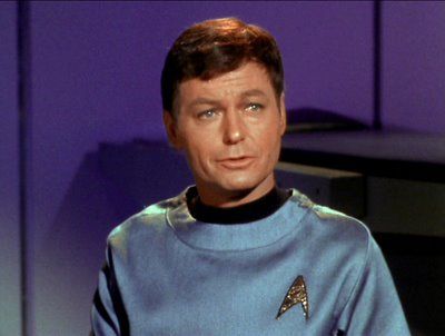 Commander Dr. Leonard McCoy, chief medical officer of the Star Ship Enterprise of the "Star Trek" universe. He just a simple country doctor. On a space ship. Bourbon anyone? Trek Quotes, Bones Mccoy, Trekking Quotes, Star Trek Quotes, Leonard Mccoy, Star Trek Convention, Star Trek Crew, Spock And Kirk, Star Trek 1