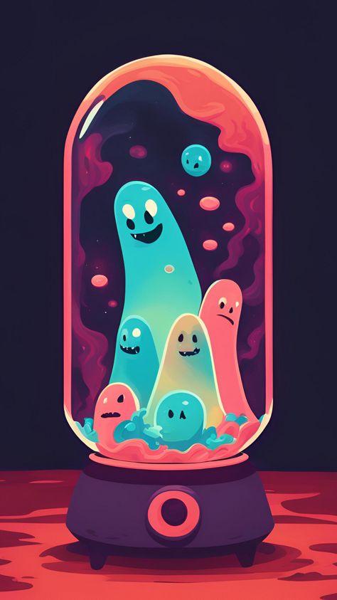 Lava Lamp, Iphone Wallpaper, Ghost, Iphone