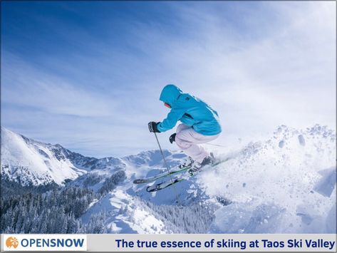 Insider’s Guide to Skiing Taos Ski Valley, New Mexico | OpenSnow Ski Steeze, Red River New Mexico Skiing, Mountain Terrain, Deer Valley Utah Skiing, Ski School, Taos Ski Valley, Heli Skiing, Big Mountain, Ski Town