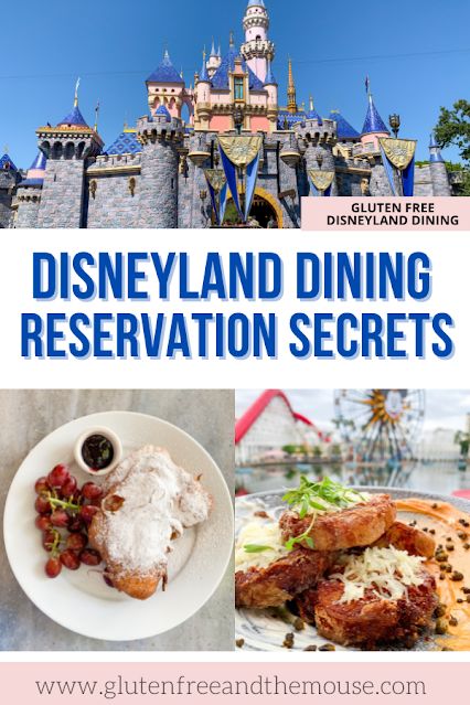 Disneyland Dining Reservations, Gluten Free Disneyland, Disneyland Dining, Disneyland Restaurants, Disney Magical, Book Restaurant, Disneyland Birthday, Dinner Reservations, Dinner Places