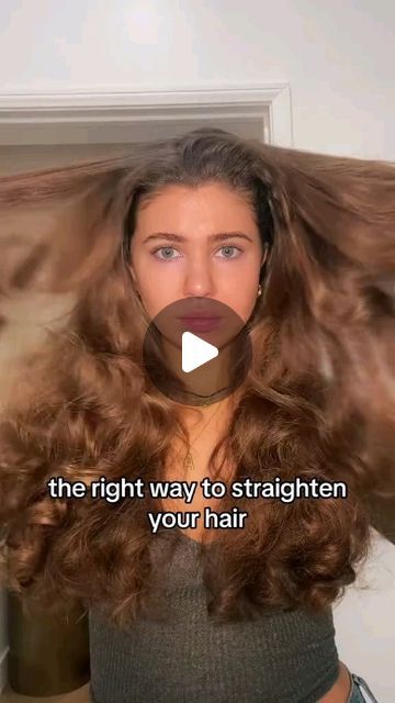 Haircare & Selfcare on Instagram: "how to straighten your hair the RIGHT way 🧖🏻‍♀️ #hairtutorial #straighthair #hairtok" Ways To Style Hair With Straightener, How To Straight Hair, How To Have Straight Hair, How To Straighten Your Hair Without Heat, How To Straighten Your Hair Naturally, How To Straighten Hair, How To Straighten Curly Hair, How To Straighten Your Hair Perfectly, How To Straighten Your Hair