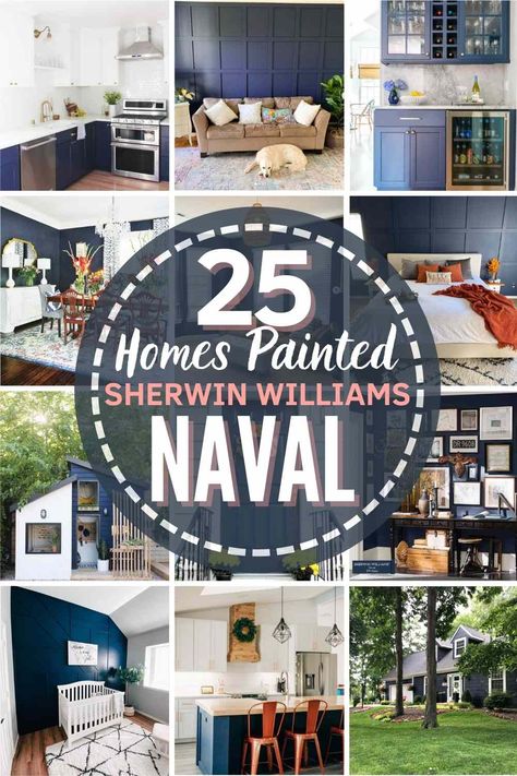 Sherwin Williams Naval SW 6244: ULTIMATE Review + Pictures! Naval Sherwin Williams Kitchen, Naval Exterior Sherwin Williams, Naval Exterior House, Sw 6244 Naval, Wherein Williams Naval, Naval Sherwin Williams Bathroom, Naval Paint Sherwin Williams, Sw Naval Exterior House, Sw Naval Bathroom