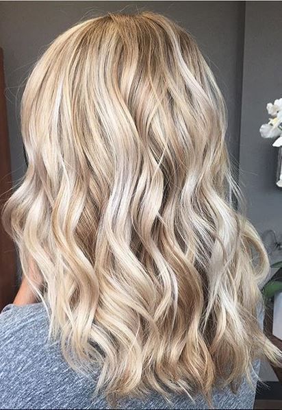 Blonde Balayage Highlights, Balayage Blonde, Wavy Hairstyles, Hair Color And Cut, Long Blonde, Balayage Highlights, Long Blonde Hair, Hairstyles Ideas, Blonde Balayage