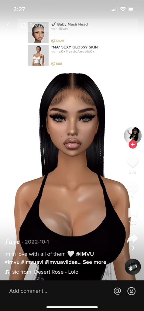 Imvu Face Names, Imvu Head Ideas, Imvu Face Ideas, Imvu Body, Imvu Face, Imvu Heads, Mcdonalds Funny, Imvu Fits, Shifting Outfits