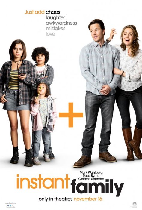 Tam Film, Instant Family, Zombie Land, Cypress Hill, Rose Byrne, Family Films, 2018 Movies, Family Movie, Family Poster