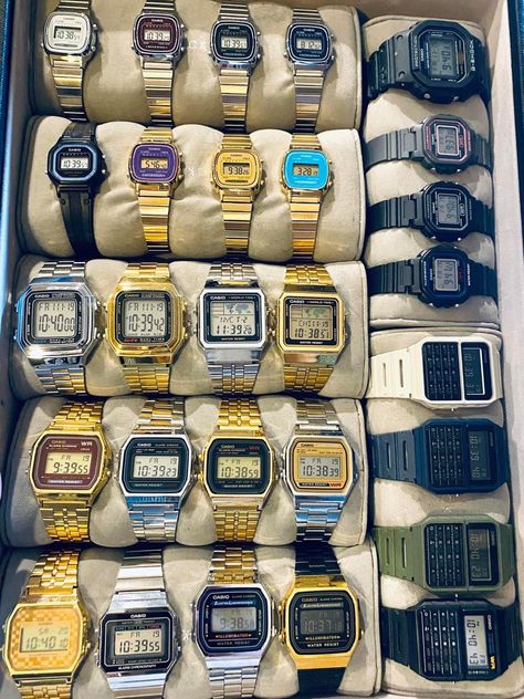 Casio Collection watchesplatform Watch Aesthetic Vintage, Casio Gold Watch, Aesthetic Watches, Y2k Bracelets, Casio Watch Women, Casio Vintage Watch, Casio Watches, Mens Watch Brands, Casio Classic