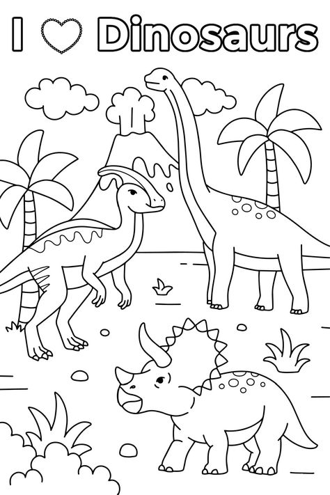 Dinosaur Free Coloring Pages, Dinosaur Alphabet Activities Preschool, Dinosaur Templates Free Printable, Dinosaur Colouring Pages, Dinosaur Coloring Pages Free Printable, Dino Coloring Pages, Cute Dinosaur Coloring Pages, Dinosaur Crafts Kids, Dinosaur Week