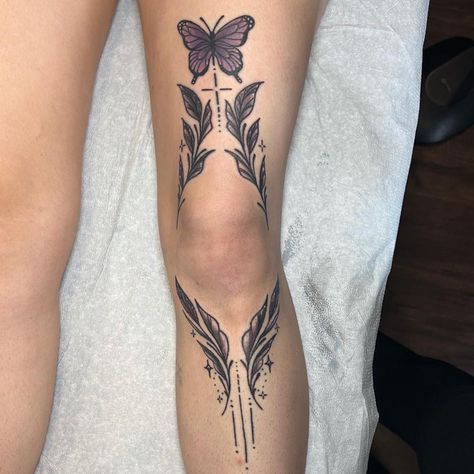 Knee Tattoo, Simplistic Tattoos, Tattoos And Piercings, I Tattoo, Body Art, Piercings, Tatting, Crochet Projects, Hair Color