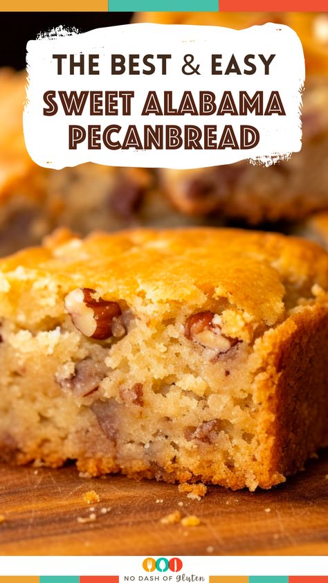 Savor the taste of the South with Sweet Alabama Pecanbread! This easy recipe combines pecans, brown sugar, and vanilla for a delicious treat. Ideal for family desserts or cozy snacks, it's a southern classic. Click to save and enjoy this delightful Pecanbread experience at home! Cozy Snacks, Alabama Pecanbread, Pecan Bread Recipe, Pecan Desserts, Family Desserts, Pecan Recipes, Bread Recipes Sweet, Dessert Bread, Bread Recipes Homemade