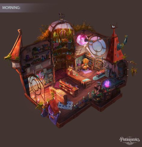 Concept Art Room, Potion Shop, Concept Art Landscape, Interior Concept Art, Fantasy Shop, Store Concept, Fantasy Rooms, Concept Art World, Blond Amsterdam