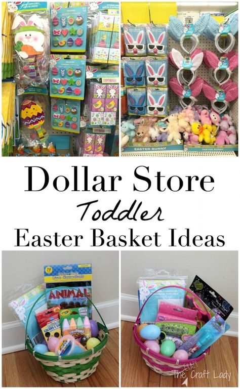 Diy Easter Baskets For Kids, Toddler Easter Basket Ideas, Diy Easter Basket Ideas, Toddler Easter Basket, Dollar Store Ideas, Dollar Tree Easter Basket, Diy Osterschmuck, Candy Easter Basket, Adult Easter