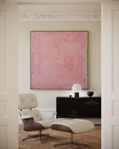 ORIGINAL ABSTRACT PAINTING Xlarge Canvas Art Minimalist Painting Blush Pink Abstract Acrylic Painting Art Textured Art Custom Painting - Etsy Minimalist Bedroom Painting, Pink And Blue Interior, Abstract Texture Painting, Bedroom Canvas Art, Luxury Painting, Living Room Paintings, Colourful Abstract Art, Abstract Interior, Apartment Painting