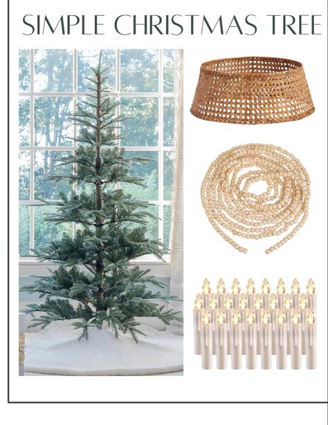 Simple and chic christmas tree idea Chic Christmas Tree, Christmas Tree Idea, Game Night Gift, Led Taper Candles, Boho Christmas Tree, Tapered Candles, Simple Christmas Tree, Plaid Outfits, Christmas Tree Ideas