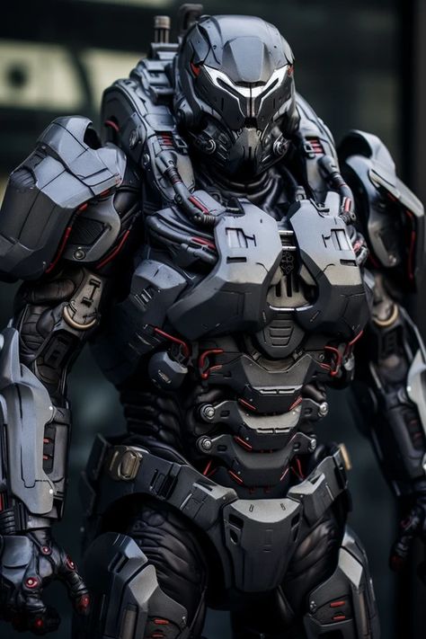 Mech Suits, Sci Fi Armor, Tactical Armor, Halo Armor, Warrior Concept Art, Futuristic Armor, Power Armour, Futuristic Armour, Combat Armor