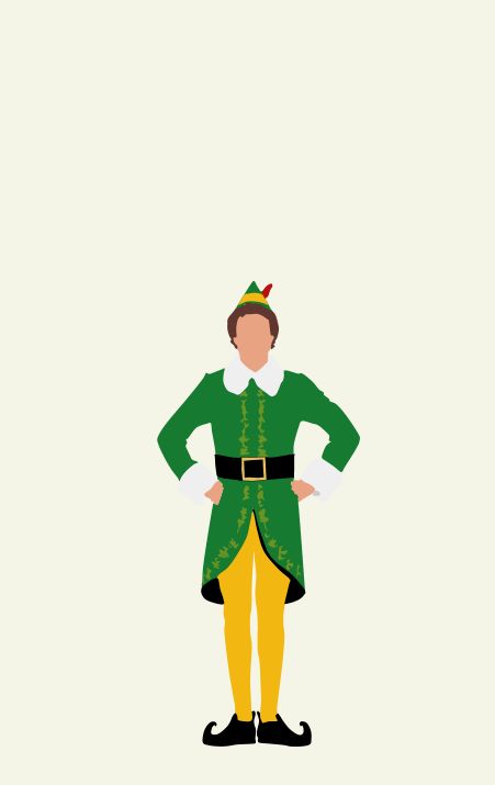 Elf Movie Cartoon, Buddy The Elf Aesthetic Wallpaper, Elf Movie Illustration, Elf Aesthetic Movie, Elf Movie Aesthetic Wallpaper, Elf The Movie Party, Christmas Wallpaper Elf Movie, Elf Wallpaper Aesthetic, Elf Movie Wallpaper