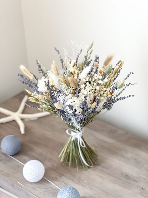 Neutral Medium Dried Lavender Bouquet, Dry Floral, Wedding Bouquet, Natural Flowers, Boho Bouquet - Etsy Lavender Flowers Bouquet, Dried Lavender Bouquet, Lavender Wedding Bouquet, Lavender Wedding Theme, Boho Centerpiece, Lavender Bunny, Everlasting Bouquet, Crystal Bouquet, Vibrant Bouquet