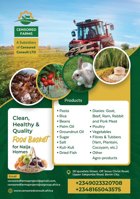 Agro Poster Design, Agriculture Business Ideas, Agriculture Flyer Design, Farm Flyer Design, Agriculture Poster Design Ideas, Agriculture Flyer, Agriculture Ads, Product Flyer Design, Farm Poster