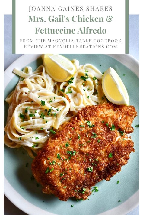 Joanna Gaines Fettucine Alfredo, Magnolia Farms Recipes, Magnolia Fettucini Alfredo, Joanna Gaines Chicken Florentine, Joanna Gaines Pasta Recipe, Magnolia Table Dinner Recipes, Joanna Gaines Chicken Alfredo, King Ranch Chicken Joanna Gaines, Joanna Gaines Beef Enchiladas