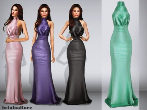 long silk dress for your ladies , enjoy.Found in TSR Category 'Sims 4 Female Everyday' Cc Dress, Annie Mae, Sims Fashion, Ts4 Clothes, Los Sims 4 Mods, Feminine Clothes, Cc Sims4, Sims Clothes, Pelo Sims