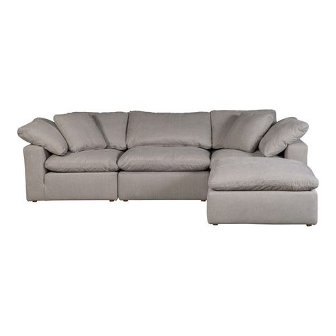 Grey sectional sofa