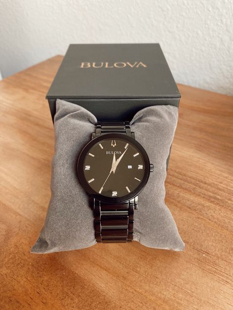 groom’s wedding day gift, groom gift, groom’s gift, wedding day gift, gift for him, boyfriend gift, husband gift, black watch, bulova watch, father’s day gift, gift guide for him Watch Wedding Gift Grooms, Watch For Groom On Wedding Day, Groom Day Of Wedding Gift, Wedding Watch For Groom, Watch For Groom, Groom Watch, Grooms Gift, Gift Guide For Him, Wedding Gifts For Groom