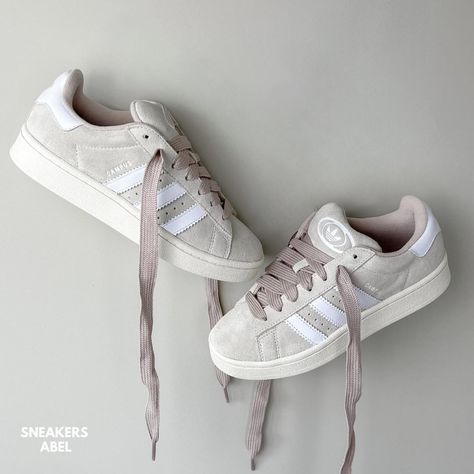 Adidas Campus 00s Wonder White 🤩 A musthave and available at our webshop sneakersabel.com Adidas Aesthetic, Campus 00, Campus Adidas, Adidas Campus 00s, Aesthetic Brown, Exclusive Sneakers, Adidas Campus, March 21, Nike Sneakers