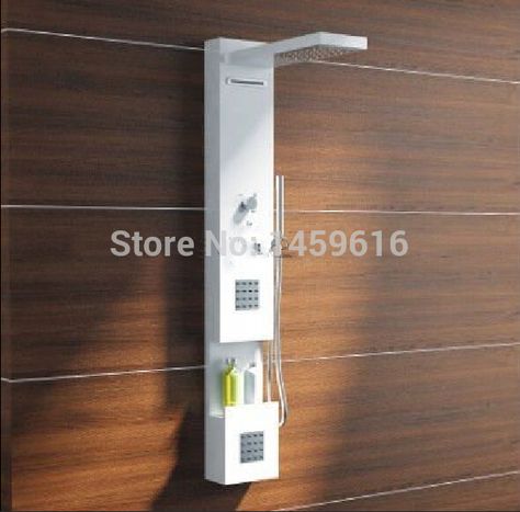 Wall hung Solid Surface Stone Shower Panel with thermostatic faucet shower Column WD0034 Bathroom Shower Panels, Shower Column, Stone Shower, Shower Columns, Shower Panel, Rainfall Shower Head, Panel Wall, Panel Systems, Handheld Shower Head