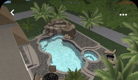 Pools Bloxburg, Bloxburg Swimming Pool Ideas, Bloxburg Community Pool, Bloxburg Public Pool, Bloxburg Backyard Ideas With Pool, How To Make A Pool In Bloxburg, Beach Resort Bloxburg, Bloxburg Pool Ideas, Bloxburg Resort