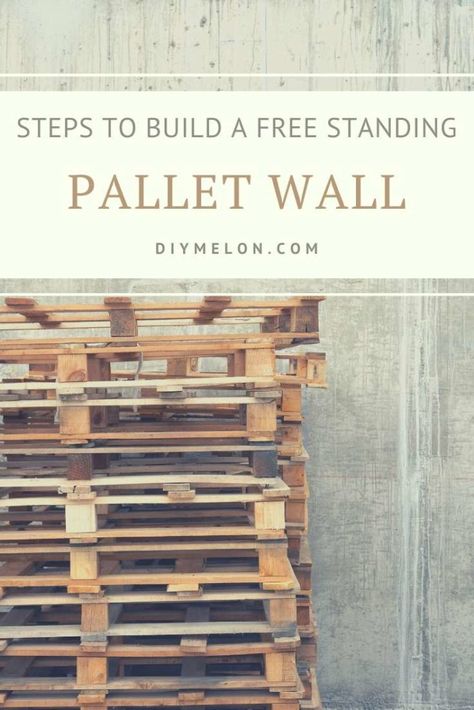 How to Build a Free Standing Pallet Wall in 7 Easy Steps Pallet Display Wall, How To Build A Pallet Wall, Easy Pallet Backdrop, Pallet Display Stand, Pallet Wall Decor Backdrops, How To Build A Pallet Backdrop, Diy Pallet Backdrop How To Make, How To Make A Pallet Backdrop, Pallet Backdrops