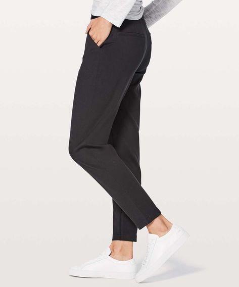 Lululemon City Trek Trouser II $128 https://shop.lululemon.com/p/women-pants/City-Trek-Trouser-II-28/_/prod8780553?color=0001 Bootcut Yoga Pants Outfit, Black Yoga Pants Outfit, Trouser Outfit, Safe Travels, Dance Clothes, Gym Clothes Women, Image Map, Dinner With Friends, Yoga Pants Outfit