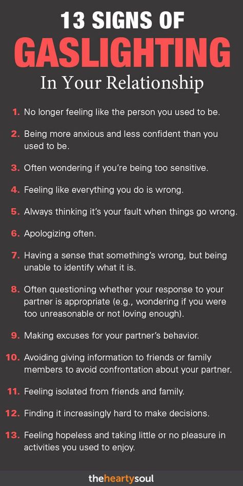 Gaslighting Signs, Narcissistic Behavior, Relationship Help, Mental And Emotional Health, Toxic Relationships, Emotional Health, Relationship Tips, Healthy Relationships, The Words