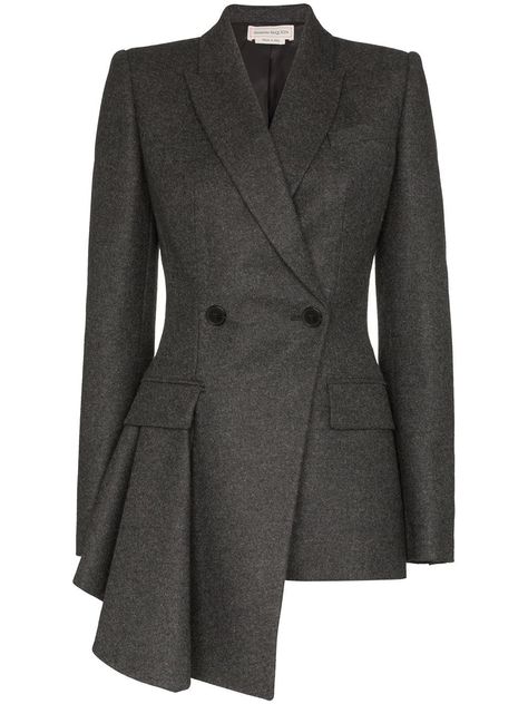 Alexander Mcqueen Jacket, Designer Blazers, Tuxedo Dress, Designer Baby, Woman Suit Fashion, Blazer Designs, Dress Coat, Tailored Jacket, Jacket Design