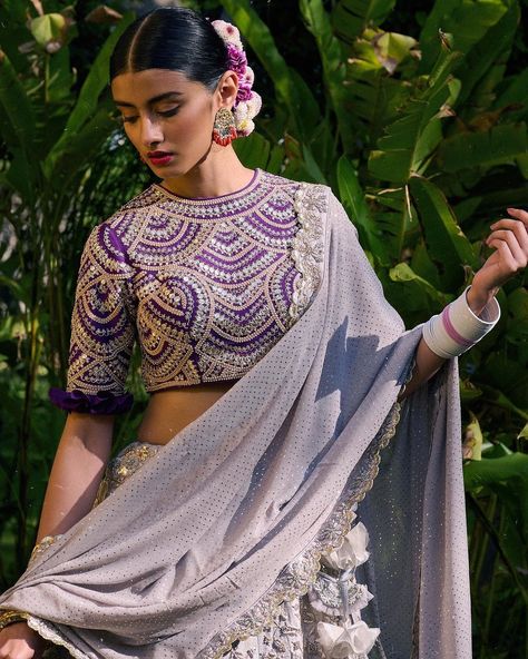 Nidhi Tholia on Instagram: “Celebrating elegance and timelessness with our gleaming new collection. Visit us at Nidhi Tholia Delhi H5/3 & H5/4, Ground floor,…” Nidhi Tholia, Blouse Design Models, Blouse Design, Design Model, Saree Blouse, Ground Floor, Blouse Designs, New Collection, Blouses