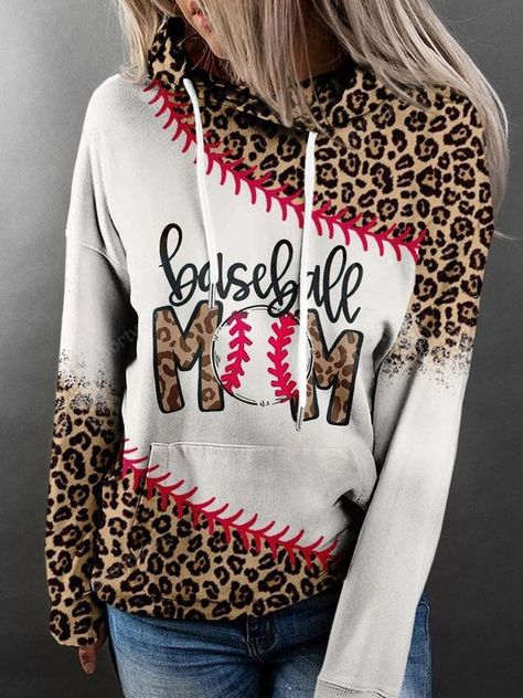 Bleaching Shirts, Sublimation Sweatshirt, Cricket Shirts, Sublimation Hoodie, Leopard Hoodie, Sport Mom, Bleached Shirt, Text Features, Baseball Women