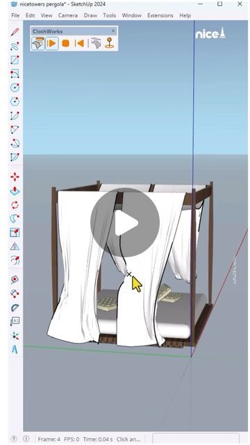 Nice Tower on Instagram: "The Fastest Way to Create Cloth in SketchUp Using the ClothWorks Plugin.
Sketchup 
Cloth 
Clithworks
Interior design
#sketchup3d #fyp #sketchup #nicetower #nice_tower #viral #cloth #foryou #foryoupage #reels" Sketchup Interior Design, Interior Design Instagram, To Create, Tower, Graphic Design, Interior Design, On Instagram, Instagram, Design