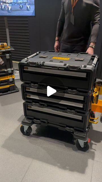 DATA - More than power tools on Instagram: "Brand new Dewalt XL Storage Coming Soon 😮‍💨 #dewalttools" Packout Storage Ideas, Dewalt Tool Storage, Dewalt Tool Box, Dewalt Storage, Dewalt Tough System, Power Tool Storage, Tool Room, Instagram Brand, Dewalt Tools