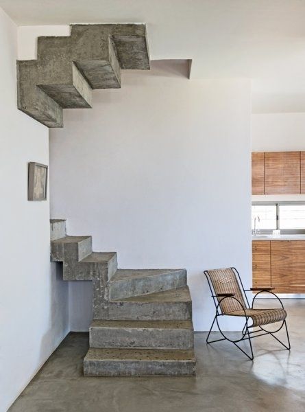 Concrete Steps - Do It Urban Industrial Style!! Mansion Minecraft, Escalier Design, Stairs Architecture, Concrete Stairs, Stair Steps, Interior Stairs, Stairway To Heaven, House Stairs, Staircase Design