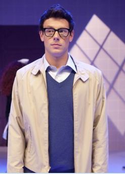 Cory Monteith as Finn Hudson, playing Rocky Horror Glee Show Finn Hudson Glee, Glee Rachel And Finn, Finn Glee, Glee Cory Monteith, Rachel And Finn, Lea And Cory, Finn Hudson, Glee Club, Rachel Berry