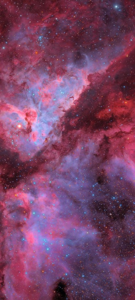 NGC-3372 The Carina Nebula by Connor Matherne Close up Crop mobile wallpaper 1080x2400 Carina Nebula Wallpaper, Eta Carinae Nebula, Nebula Wallpaper, Iphone Theme, Carina Nebula, Deep Space, Cute Wallpaper Backgrounds, Digital Graphics, Beautiful Space