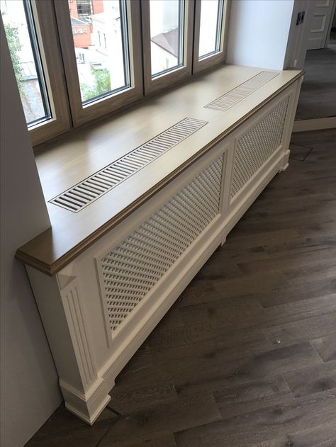 Home Radiators, Mudroom Bench Seat, Mudroom Bench Plans, Diy Mudroom Bench, Bench Decor, Radiator Cover, Rack Design, Mudroom Bench, Studio Apartment Decorating