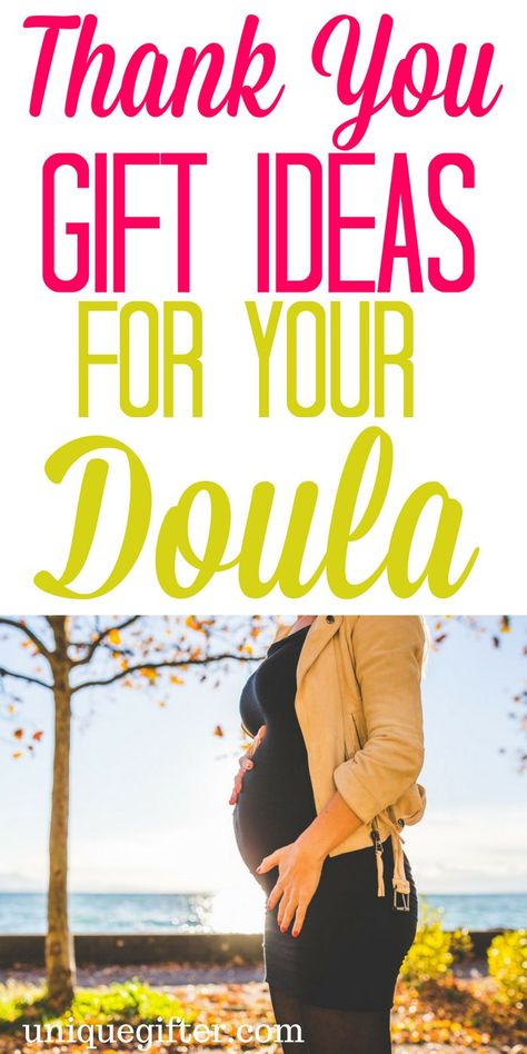 Thank You Gift Ideas for Doulas | What to get a Doula as a thank you gift | Gifts for my midwife | Ways to show my doula I appreciate her | Pregnancy gift ideas | Medical support staff gifts | Water birth ideas | Tips for doulas | Birth coach presents Gifts For Doula Thank You, Doula Thank You Gift, Doula Gift Ideas, Midwife Gift Ideas, Birth Ideas, Pregnancy Gift Ideas, Gift For Midwife, Labor And Delivery Tips, Surprise Gift Ideas