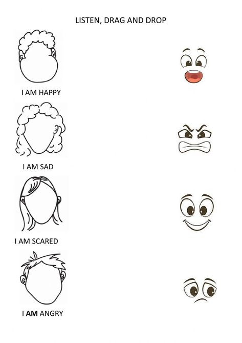 Teach Feelings, Teaching Emotions, Emotions Preschool, Feelings Activities, Emotions Activities, Preschool Activities Toddler, Kindergarten Worksheets Printable, First Grade Activities, Feeling Pictures